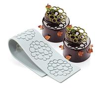 Hollow Leaf Silicone Molds Lover Heart Chocolate Molds Geometry 3D Silicone Mould Chocolate Candy Leaf Mold Sugar Craft Cake Decoration Cupcake Top (A_Flower_11.12 * 2.4 * 0.12inch)