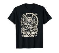 Hollow Moon - Lunar Secrets Unleashed - Comic Style Retro T-Shirt
