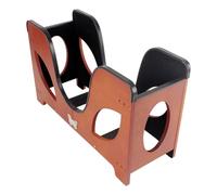 Hollow Out Guitar Stand Foldable Electric Guitar Thicken Barrels Shape Stand Musical Instrument Holder With Smooth Side