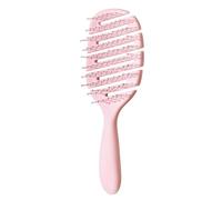 Hollow Out Hair Brush Professional Curved Vented Detangling Hair Brush Scalp Massage Comb for Long Hair Styling and Grooming ABS Material