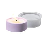 Hollow Out House Holder Mold 3D Base Silicone Gypsum Candlestick Crafting Jewelry Making Tool Easy Release