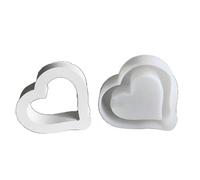 Hollow Out Love Hear Ornaments Castings Molds Epoxys Resins Molds Love Heart Shape Silicone for Valentines Day Heart Silicone Moulds Hollow Out Hear for Valentines Day Decorations