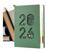 Hollow Out Monthly Planner - 2026 Portable Agenda Book, Desk Work Organizer For Offices Home Business | Professional Schedule Tracker, Productivity Journal, Year Planner, Design