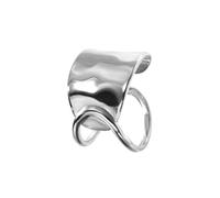 Hollow out ring, irregular shaped open mouth eating ring, women's jewelry