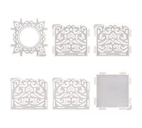 Hollow Pattern Tissue Box Epoxy Resin Mold Napkin Paper Organizer Silicone Home Decorations Casting Tools Resin Molds Silicone