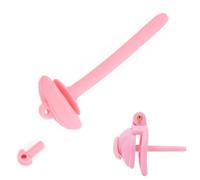 Hollow Penis Plug, Chastity Cage Accessories with Cover, Sissy Urethral Dilator Sound Trainer, Urethra Sounding Sex Toy for Men Couples urethral Plug (Pink)