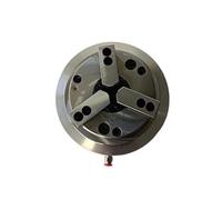 Hollow Pneumatic Chuck 4 Inch 3-Jaw Front-Loading Chuck Rotatable Machine Tool Fixture