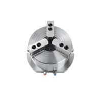 Hollow Pneumatic Chuck 8 inch Vertical 3 Jaw Pneumatic Chuck for Milling Machine Platforms