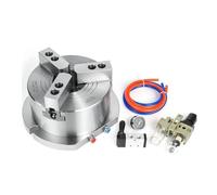 Hollow Pneumatic Chuck Vertical 4 Inch 3 Jaw Pneumatic Chuck Suitable for Machine and Machine Platform