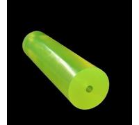 Hollow PU Polyurethane Round Bar Inner Dia 6 8 10mm Length 500mm, Elastic Rubber Construction Machinery 1pc(40x8x500mm)