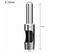 Hollow Punch Tool 55mm HSS Leather Puncher for Belt PVC Rubber Sponge | Constructed from high- steel with HRC58-62 hardness and 55mm total length for crafting tasks