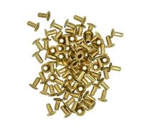 Hollow Rivets,100Pcs M0.9 M1.5 M2 M2.5 M3 M4 M5 M6 Double-Sided Circuit Board PCB Nails Copper Hollow Rivet Nuts Kit(5mm,M2(100pcs))(10mm,M6(100pcs))