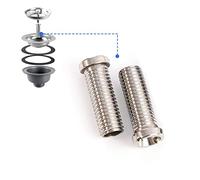 Hollow Screw Sink, 2 Pieces 35 mm Hollow Screw for Strainer Basket Valves, Stainless Steel Drain Strainer Screw for Valve Drainages with 1.5 Inch and 3.5 Inch Drain Valve Sink, Drain Set Accessories