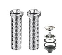 Hollow Screw Sink Hollow Screws Sink Hollow Screw M12 x 45 mm 304 Kitchen Franke Sink Replacement Parts Accessories Kitchen Sink for Drain Fitting Strainer Basket Valve Screws for Sink Strainer (45