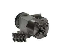 Hollow Shaft 4th Axis Rotary A Axis K5M-6-100 100mm Chuck 3 Jaw 4 Jaws(Unilateral 0-20 200mm 0.01mm)