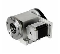 Hollow Shaft Rotary Axis 3 Jaws 4 Jaws 80mm 100mm Chuck 4th Axis Kit K5M-6-80 K5M-6-100 for Wood Router Machine(100mm Chuck B)