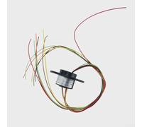 Hollow Shaft Slip Ring 5mm Bore Rotary Connector for Camera Gimbals - Gold-Plated Low Torque Electrical Joint for Robotics & PTZ Systems(12 Channel)