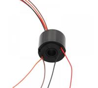 Hollow Shaft Slip Ring Connector Compatible With Electric Joint 1Piece 2 4 6 8 12ch Wires 2A 10A Compatible With 5-38.1mm D22-99mm(HOLE 7MM 4CH 1.5A)