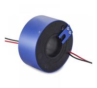 Hollow Shaft Slip Ring Connector Compatible With Electric Joint 1Piece 2 4 6 8 12ch Wires 2A 10A Compatible With 5-38.1mm D22-99mm(HOLE 38.1MM 2CH 10A)