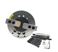 Hollow/Solid Hydraulic Power Chuck 10 Inch 254mm 2/3/4 Jaw A8 Flange Workpiece Collet(2 Jaw Solid)