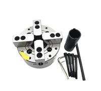 Hollow/Solid Hydraulic Power Chuck 10 Inch 254mm 2/3/4 Jaw A8 Flange Workpiece Collet(4 Jaw Hollow)