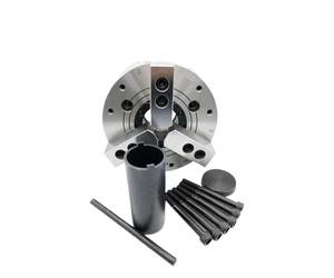 Hollow/Solid Hydraulic Power Chuck 10 Inch 254mm 2/3/4 Jaw A8 Flange Workpiece Collet(Large Hole 3-Jaw)