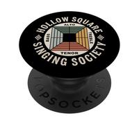 Hollow Square Singer Sacred Harp Singing Shape Note PopSockets Adhesive PopGrip
