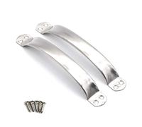 Hollow Stainless Steel Pull Handles Door Knobs Drawer Pulls with Screws 180mm 10PCS