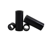 Hollow Standoff Washer Black ABS Non-Threaded Hollow Nylon Spacers Round M3 M4 M5 M6 M8 M10 PCB Support TV Install Column Pillar(50mm(10Pcs),M6.2 (OD11))