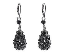 Hollow Teardrop Earrings With Full Crystals Embellishment Elegant Designs Portable Zines Alloy Jewelry For Women Cubic Zirconia Dangle Earrings