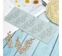 Hollow Tree Leaves Silicone Fern Leaf Pteridophyte DIY Chocolate Candy Fondant Mold 3D Lotus Silicone Cake Clay Mould for Cupcake Topper Decoration Sugar Craft Desserts (E 8.56x3.6x0.12inch)