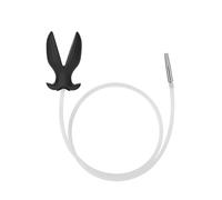 Hollow Tunnel Anal Butt Plug with Urethral Dilator Sounds Enema Anal Trainer Plug Stainless Steel Penis Plug Anus Dilator Masturbation Rods BDSM Games Adult Sex Toy for Men Gay Couple