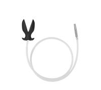 Hollow Tunnel Anal Butt Plug with Urethral Dilator Sounds Enema Anal Trainer Plug Stainless Steel Penis Plug Anus Dilator Masturbation Rods BDSM Games Adult Sex Toy for Men Gay Couple