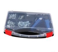 Hollow Wall Anchor, 72-Piece Rivet Set M-4 M6 M8 M10, Drywall Wood Board Pulling Tool Effortless Installation(1pc-Riveter)