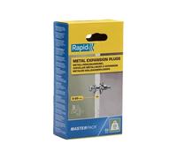 Rapid Hollow Wall Anchors, Pack of 50 Heavy Duty Metal Plasterboard Fixings for 3-20 mm Wall Thickness, 25 kg Load, Cavity Wall Fixings, Wall Plugs, Plasterboard & Chipboard Plugs (5001562)