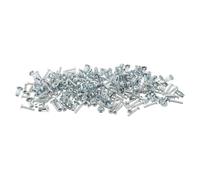 Hollow Wall Anchors Zinc Plated 100pcs M4 Petal Shape with Screws | Rapid Expansion Mechanism, Carbon Steel Construction, Secure Hollow-wall Mounting, for Wood Sheet and Plasterboard