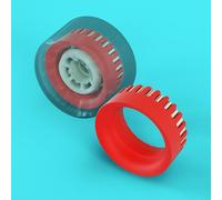 Hollow Wheel Suspension Inserts - More Grip - Electric Skateboard Wheels Performance Upgrade for Boosted Boards, Evolve, Exway, Meepo, Backfire, Acedeck, Tynee