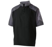 Holloway Men's Raider Pullover S/S 18u Shirt, Black, Large