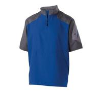 Holloway Men's Raider Pullover S/S 18u Shirt, Royal, XXXL