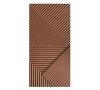 Hollowed PU Partition,3D Fishbone Texture Wall Panels, Waterproof & Flame Retardant PU Bricks for Indoor/Outdoor Decor, Lightweight & Easy to Install (Brick Red, Set of 8)