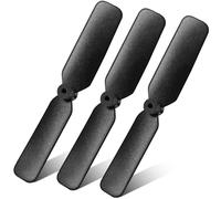 Hollowfly 3 Pcs Spare RC Plane Propellers Compatible with Volantexrc RC Plane 761-10 4CH Model Airplane 2.4GHz Radio Controlled Jet F-16, Glider Airplane RTF with 6-Axis Gyro 76102s 76107