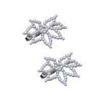 Hollowout Flower Hair Pin Handmade Artificial Pearls Hair Clip For Women NonSlip Grip For Daily Use And Special Occasion Pearls Hair Clip
