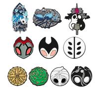 Hollows Knight Badge 10pcs, Silk Songs The Knights Figure Brooch Pin, Backpack Decor Accessories Fans Collection