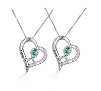 HOLLP Donor Jewelry Transplant Gift Kidney Donor Kidney Recipient Set of Necklace for Donor, 22+5 cm(8.5+2inch), Stainless Steel