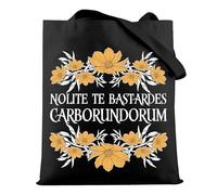 HOLLP Feminist Latin Quote Nolite Te Bastardes Tote Bag Feminist Women's Rights Shoulder Bag, Nolite B, One Size, General Public