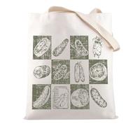 HOLLP Funny Pickle Lover Gifts Canned Pickles Tote Bag Pickle Lovers Gift Canning Season Gift, Pickle B, One Size, General Public