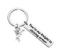 HOLLP Knight Gift Couple Gift Knight In Armor Keychain Valentine's Day Gift For Boyfriend Husband, Keychain