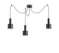 Holly 3 Arm Ceiling Pendant Light - Black