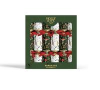Holly and Ivy Handmade in Africa Christmas Crackers - Luxury Range - Tray of 6 x 14 Inch - Eco Friendly Gifts Inside - Luxury Deluxe Christmas Crackers - Woodland Joy