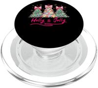 Holly And Jolly Christmas Celebration PopSockets PopGrip for MagSafe